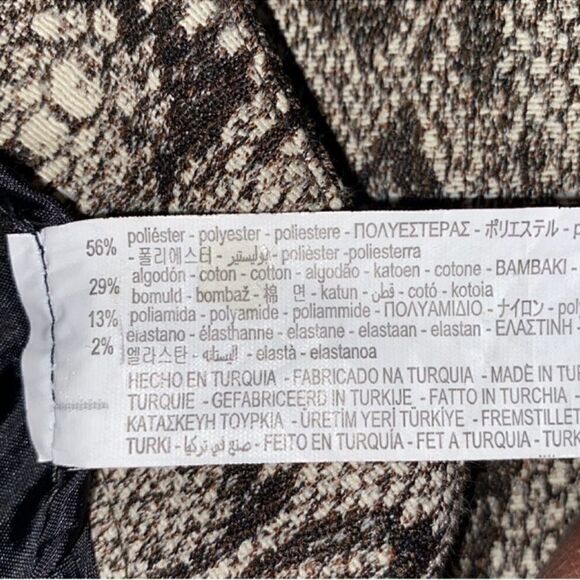 Zara Snake Print Ankle Dress Pants(Size 4) - Picture 11 of 11